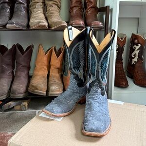 Anderson Bean Full Quill Ostrich Boot